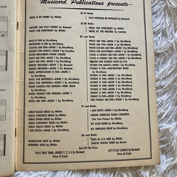 Scales & Chords Are Fun Books David Hirschberg Piano Sheet Music 1948 Book Two - Picture 6 of 6